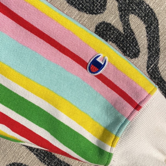CHAMPION 🍉 WATERMELON MULTICOLOR HOODIE - Picture 5 of 5